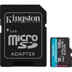 Kingston Canvas Go! Plus 128 GB Class 10/UHS-I (U3) V30 microSDXC