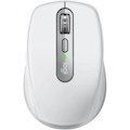 Logitech MX Anywhere 3 Compact Performance Mouse, Wireless, Comfort, Fast Scrolling, Any Surface, Portable, 4000DPI, Customizable Buttons, USB-C, Bluetooth, Apple Mac, iPad, Windows PC, Linux, Chrome, Pale Gray