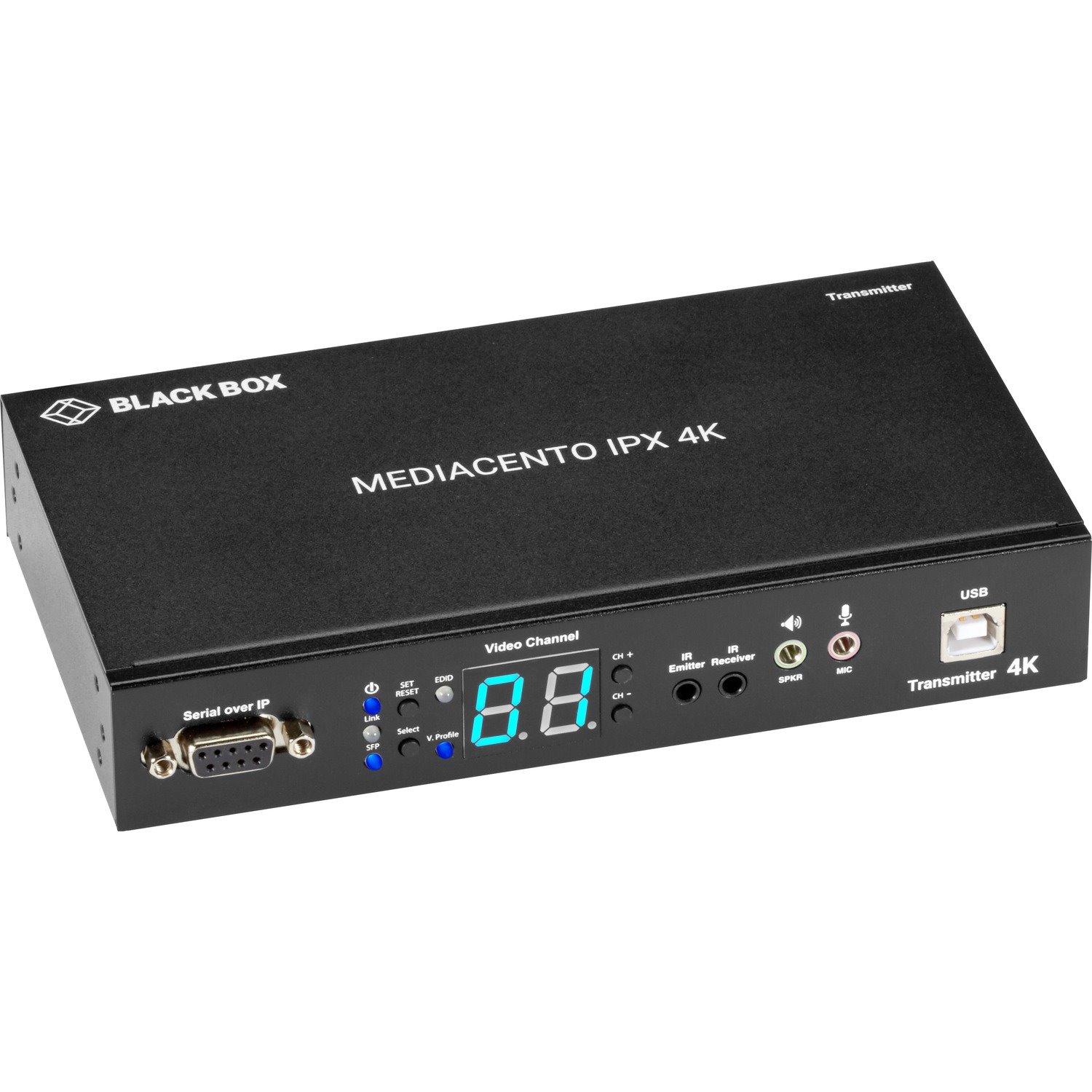 Black Box MediaCento Audio Extender Transmitter - Wired - TAA Compliant