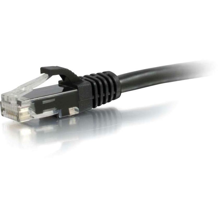 C2G 3ft Cat6 Ethernet Cable - Snaglass Unshielded (UTP) - Black