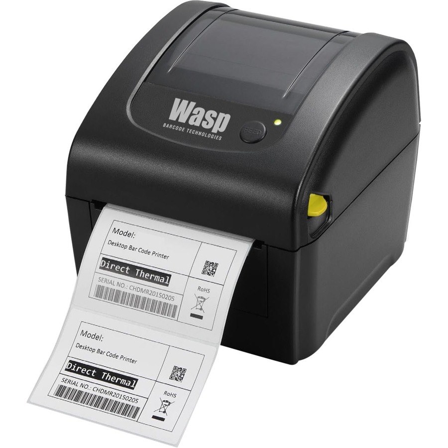 Wasp WPL206 Desktop Direct Thermal Printer - Monochrome - Label Print - USB - Serial