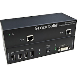 SmartAVI DVI-D and USB 2.0 over CAT6 STP Extender
