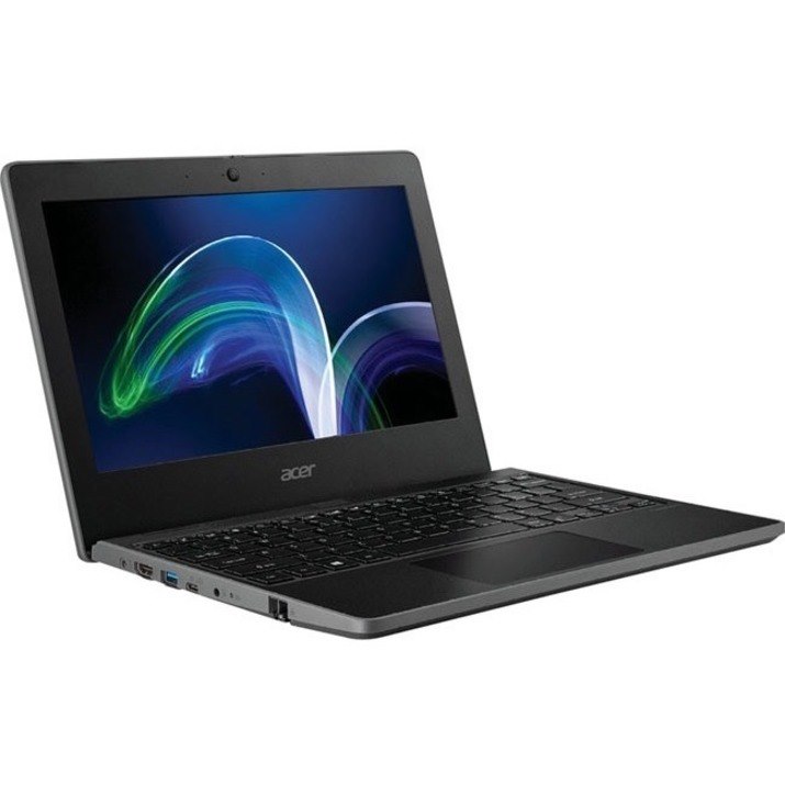 Acer TravelMate Spin B3 B311R-32 TMB311R-32-C0CC 11.6" Touchscreen Convertible 2 in 1 Notebook - HD - 1366 x 768 - Intel Celeron N5100 Quad-core (4 Core) 1.10 GHz - 4 GB Total RAM - 128 GB Flash Memory - Shale Black