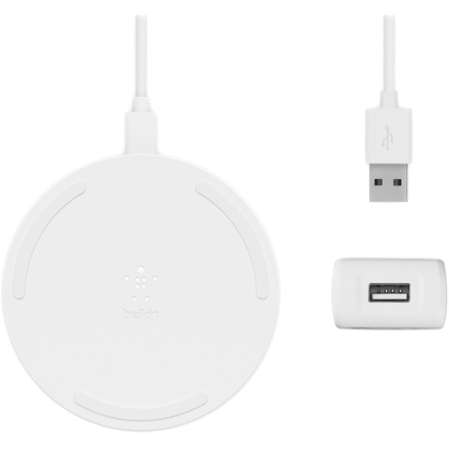 Belkin BoostCharge 10W Wireless Charging Pad + QC 3.0 Wall Charger + Cable