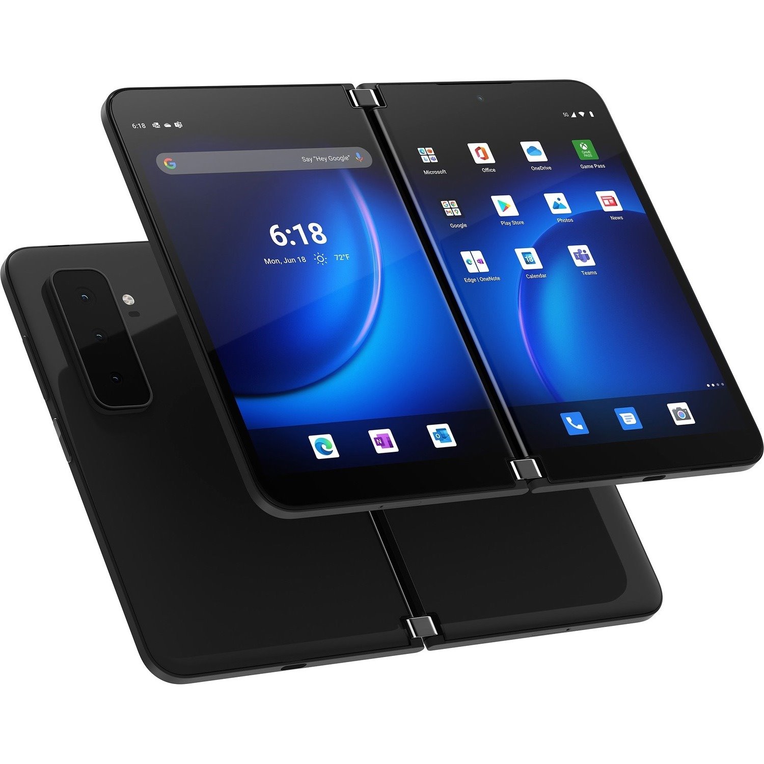 Microsoft Surface Duo 2 256 GB Smartphone - 8.3" Yes AMOLED 2688 x 1892 - Octa-core (Kryo 680Single-core (1 Core) 2.84 GHz + Kryo 680 Triple-core (3 Core) 2.42 GHz + Kryo 680 Quad-core (4 Core) 1.80 GHz) - 8 GB RAM - Android 11 - 5G - Obsidian
