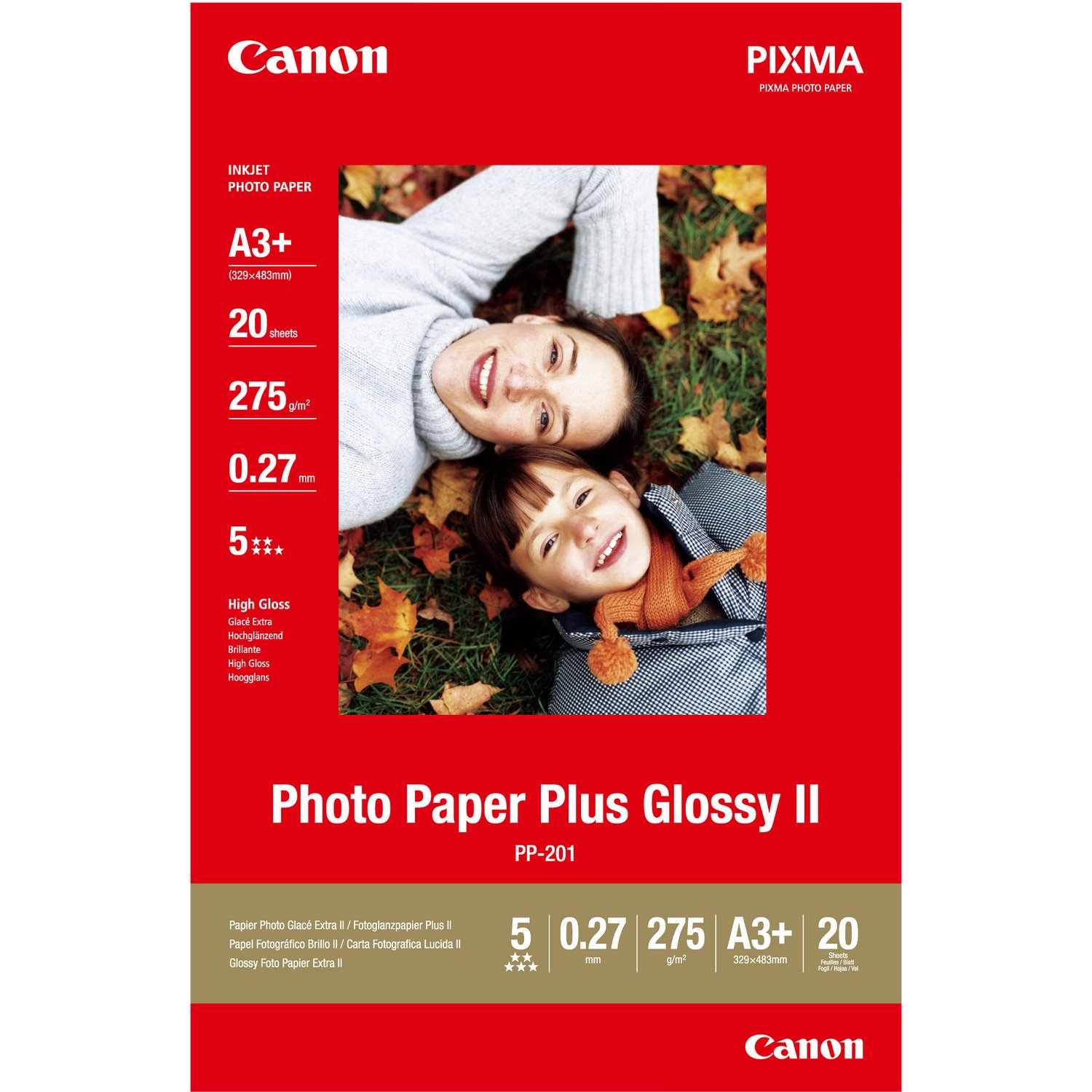 Canon Photo Paper Plus PP-201 Photo Paper