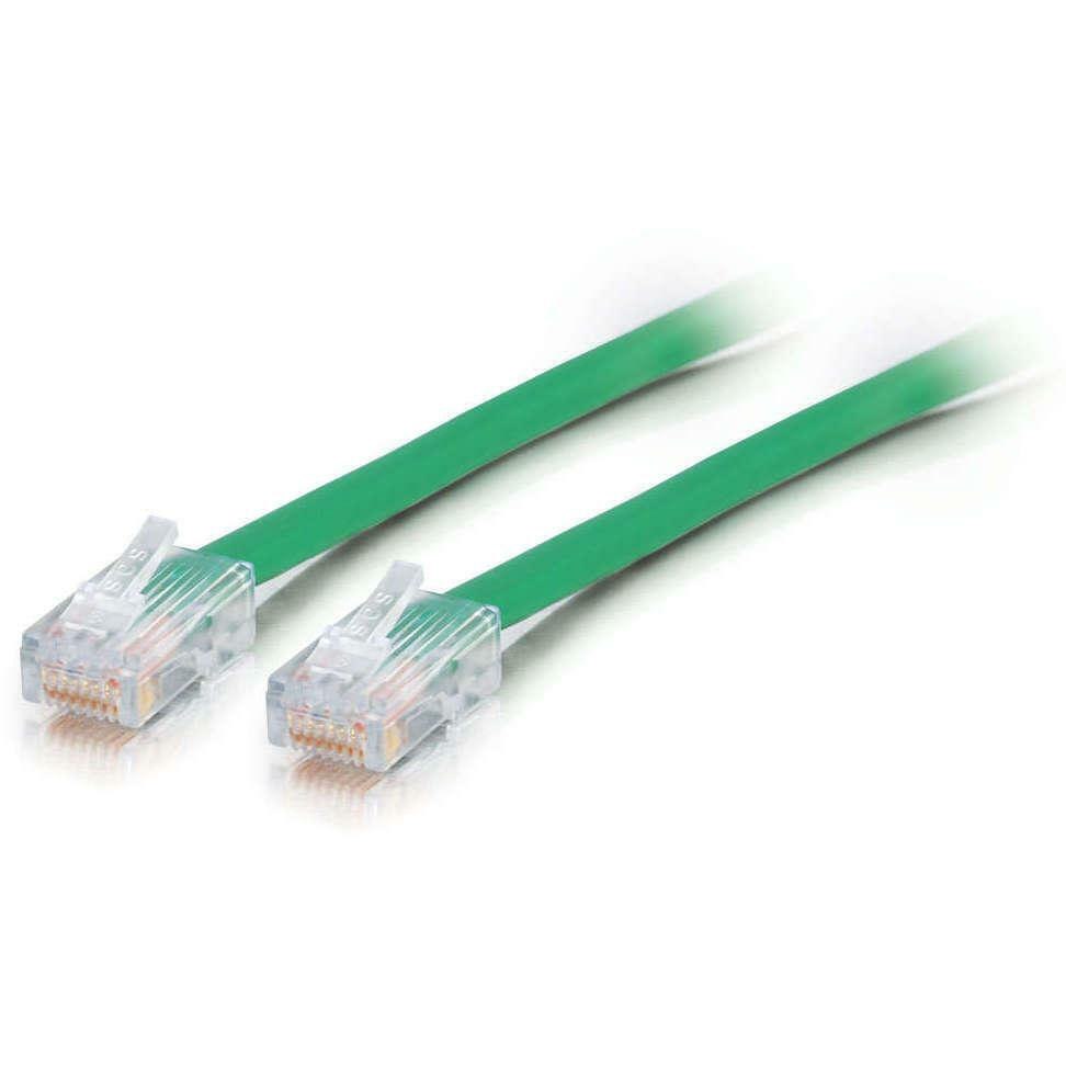 C2G-7ft Cat5e Non-Booted Crossover Unshielded (UTP) Network Patch Cable - Green