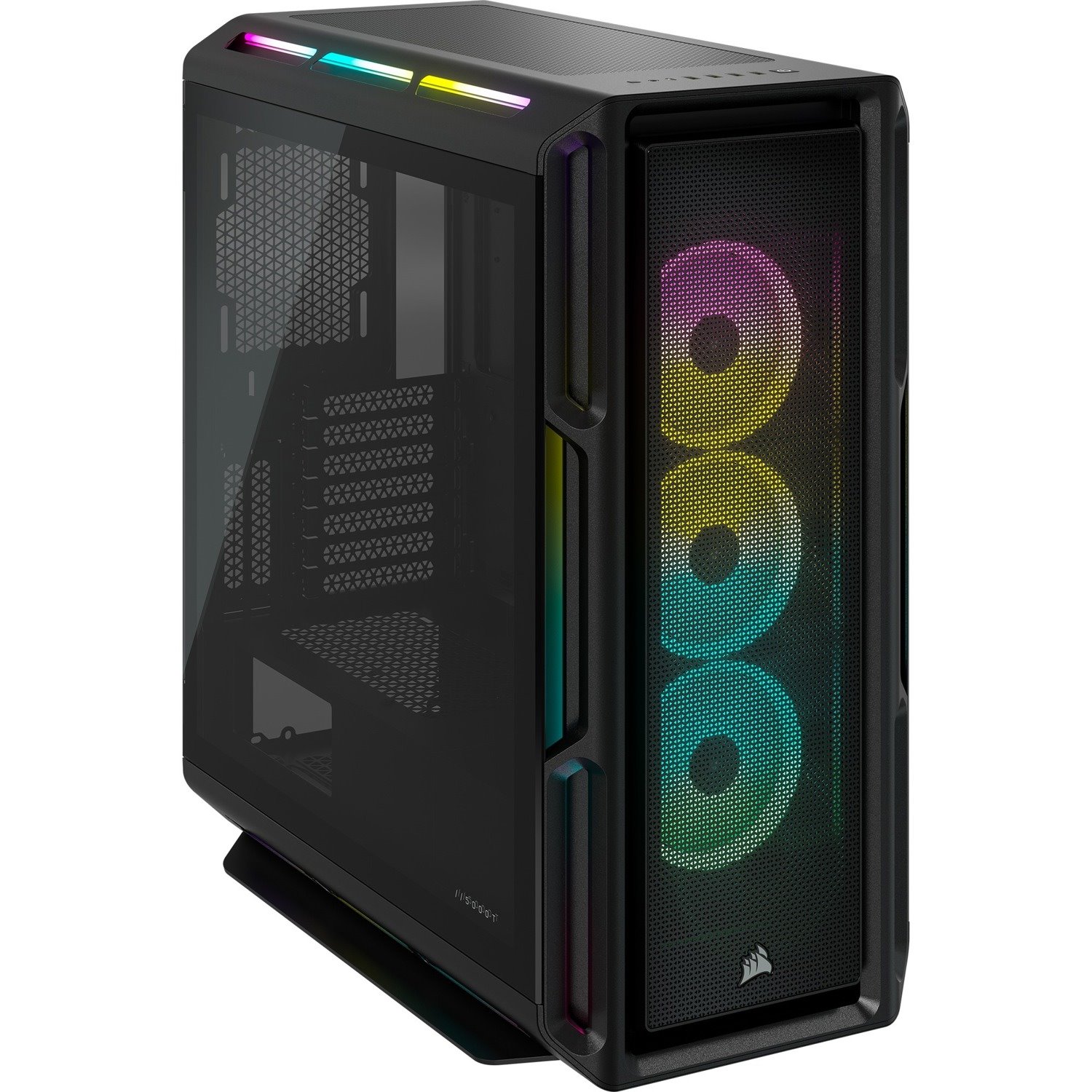Corsair iCUE 5000T RGB Tempered Glass Mid-Tower ATX PC Case - Black