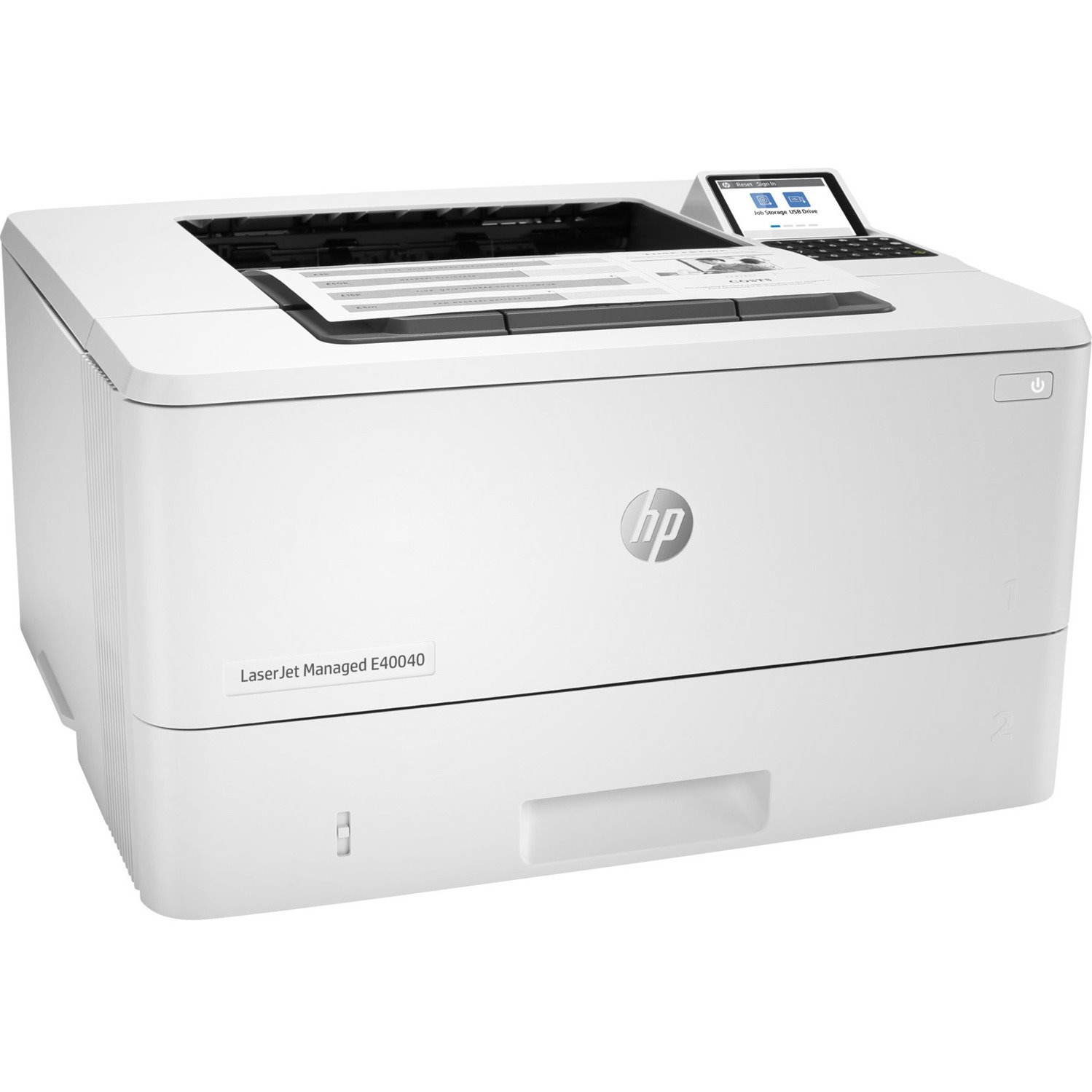 HP LaserJet Managed E40040dn Desktop Laser Printer - Monochrome