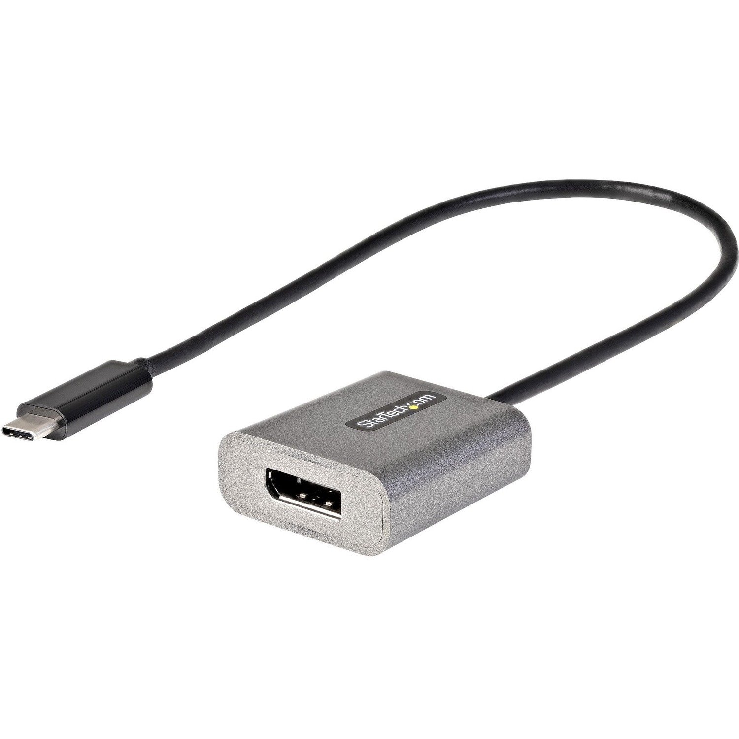 StarTech.com USB C to DisplayPort Adapter, 8K/4K 60Hz USB-C to DisplayPort 1.4 Adapter, DSC, USB Type-C to DP Video Converter, w/12" Cable