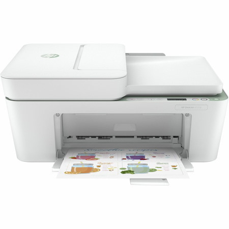 HP Deskjet 4122e Wireless Inkjet Multifunction Printer - Colour - White