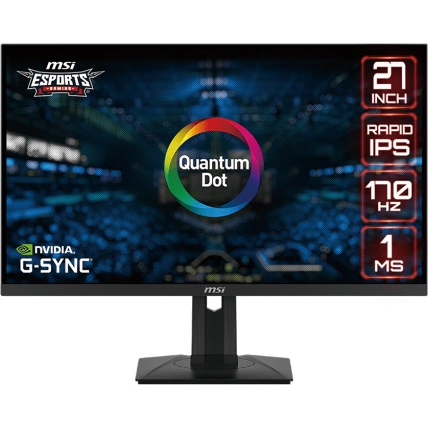 MSI G274QPF-QD 27" WQHD Quantum Dot LED Gaming LCD Monitor - 16:9 - Black