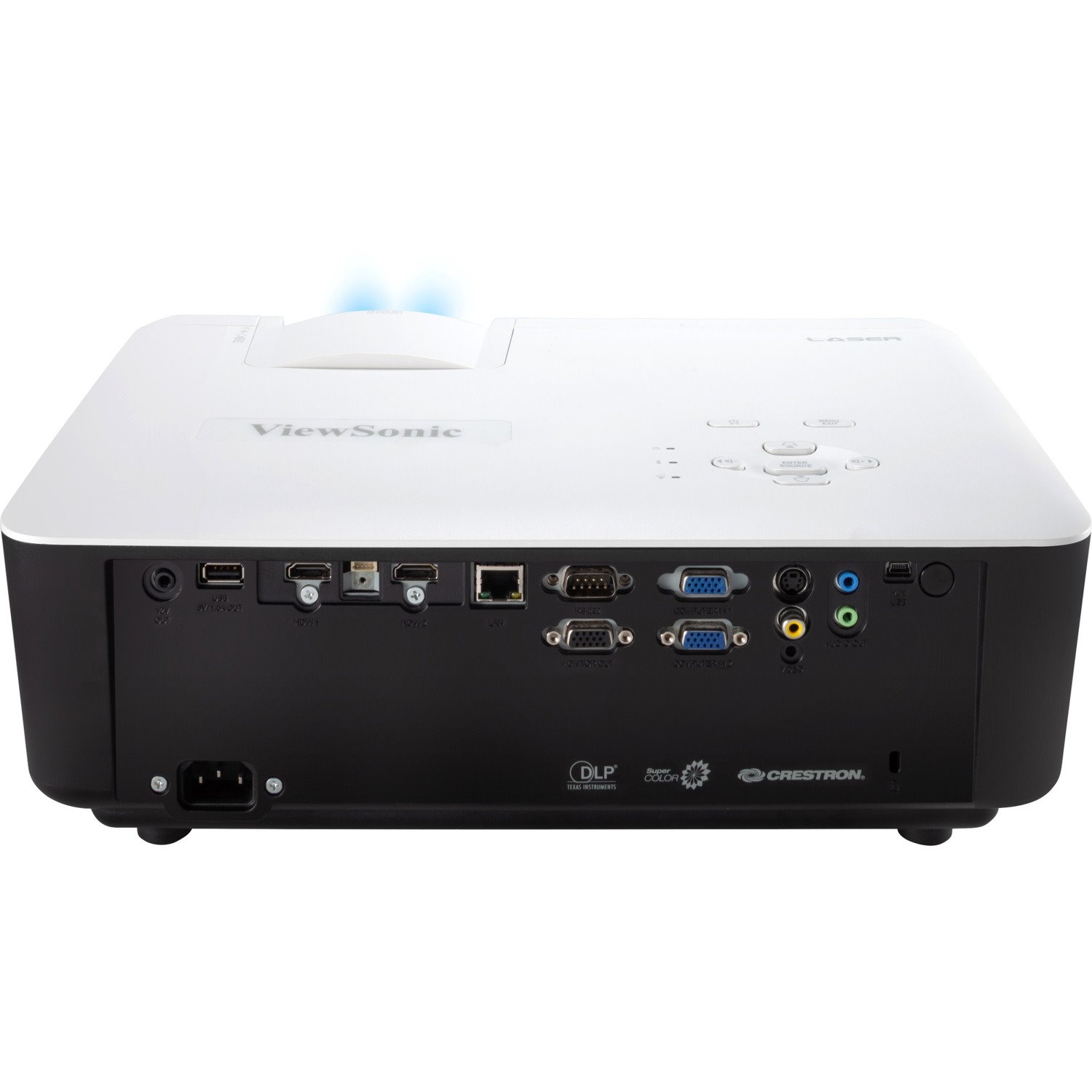 ViewSonic LS625X 3200 Lumens DLP XGA Short Throw Laser Projector with Horizontal and Vertical Keystone Correction and LAN Control