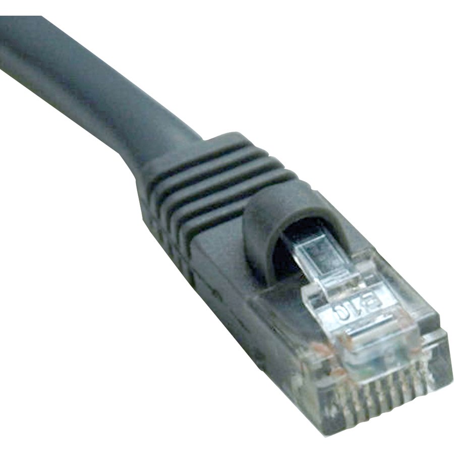 Eaton Tripp Lite Series Cat5e 350 MHz Outdoor-Rated Molded (UTP) Ethernet Cable (RJ45 M/M), PoE - Gray, 25 ft. (7.62 m)