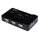 StarTech.com 6 Port USB 3.0 / USB 2.0 Combo Hub with 2A Charging Port &acirc;&euro;" 2x USB 3.0 & 4x USB 2.0