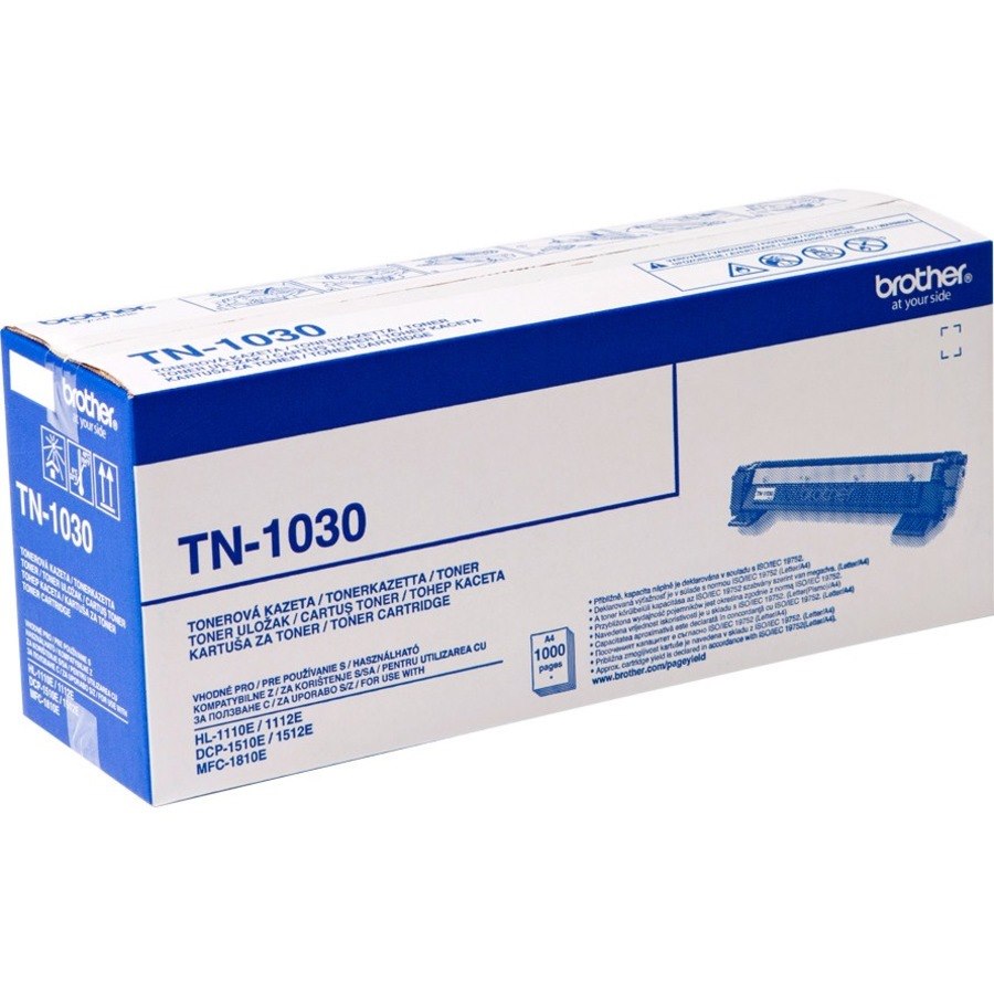 Brother TN-1030 Original Standard Yield Laser Toner Cartridge - Black - 1 Each