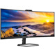Philips 34E1C5600HE 34" Class Webcam UW-QHD Curved Screen Gaming LCD Monitor - 21:9