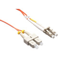 Axiom LC/SC Multimode Duplex OM2 50/125 Fiber Optic Cable 100m