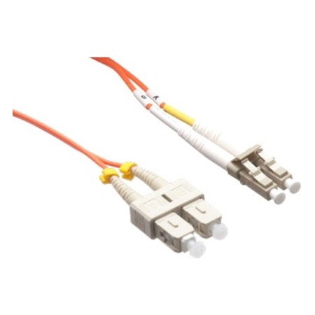 Axiom LC/SC Multimode Duplex OM2 50/125 Fiber Optic Cable 60m