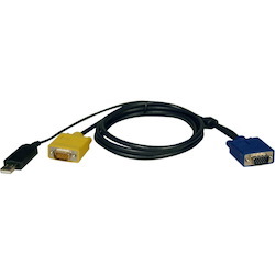 Tripp Lite by Eaton USB (2-in-1) Cable Kit for NetDirector KVM Switch B020-Series and KVM B022-Series 6 ft. (1.83 m)