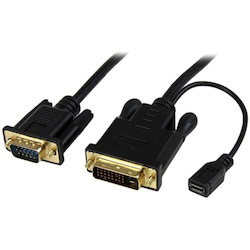 StarTech.com 10 ft DVI to VGA Active Converter Cable &acirc;&euro;" DVI-D to VGA Adapter &acirc;&euro;" 1920x1200