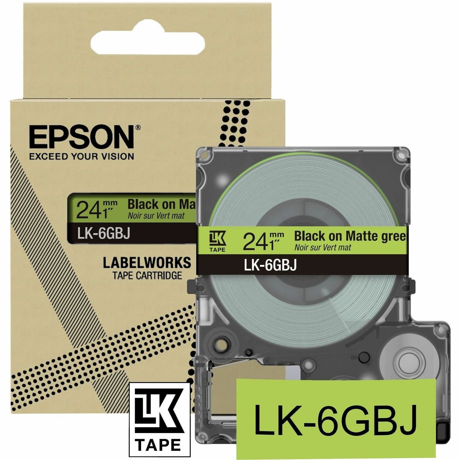 Epson LK-6GBJ Label Tape