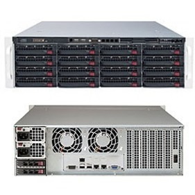 Supermicro SuperStorage 6039P-E1CR16H Barebone System - 3U Rack-mountable - Socket P LGA-3647 - 2 x Processor Support