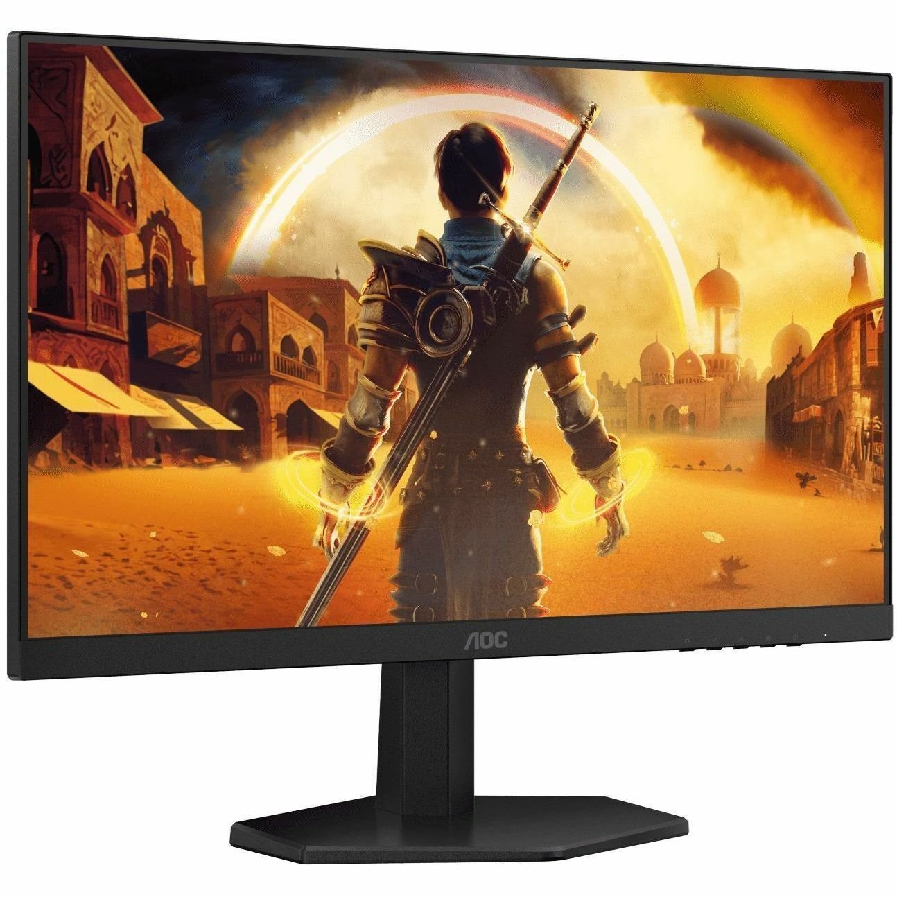 AOC 24G42E 24" Class Full HD Gaming LED Monitor - 16:9 - Black, Red