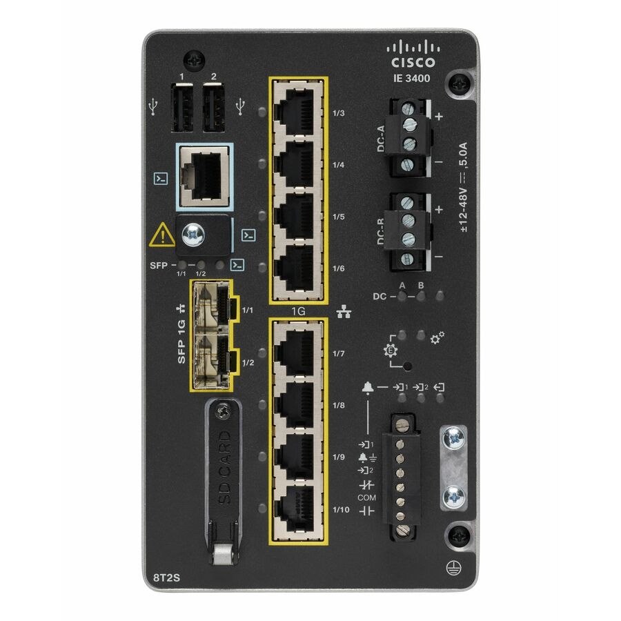 Cisco Catalyst IE-3400-8T2S Ethernet Switch
