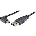 Tripp Lite by Eaton Universal Reversible USB 2.0 Cable (Reversible A to Right-Angle 5Pin Mini B M/M), 6 ft. (1.83 m)