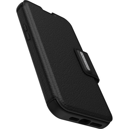 OtterBox Strada Carrying Case (Folio) Apple iPhone 14 Plus Smartphone - Shadow (Black)