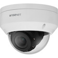 Wisenet ANV-L7082R 4 Megapixel Network Camera - Color - Dome - White