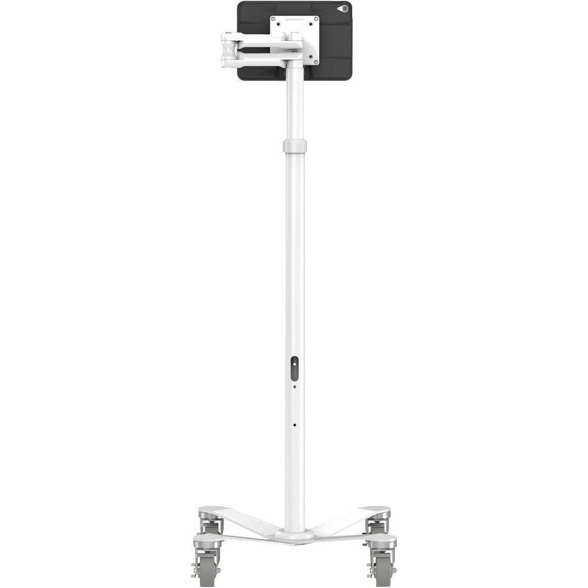 Compulocks iPad 10.9" 10th Gen PowerMove Medical Rolling Cart Extended