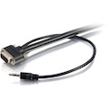C2G 10ft Select VGA + 3.5mm Stereo Audio A/V Cable M/M - In-Wall CMG-Rated