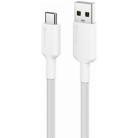 ALOGIC Elements PRO USB-C to USB-A Cable - Male to Male - 1m - USB 2.0 - 3A - 480Mbps - White