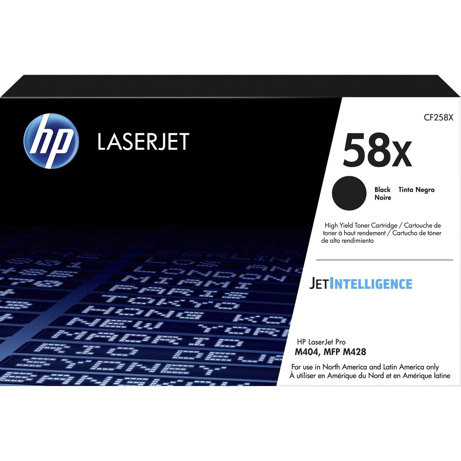 HP 58X (CF258X) Original High Yield Laser Toner Cartridge - Black - 1 Each