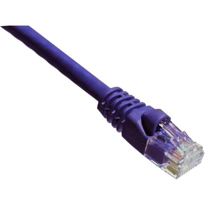 Axiom 2FT CAT6A 650mhz Patch Cable Molded Boot (Purple)