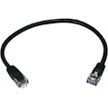 Monoprice Cat5e 24AWG UTP Ethernet Network Patch Cable, 1ft Black