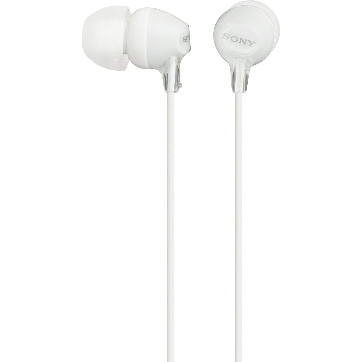 Sony Wired Earbud Binaural Stereo Earphone - White