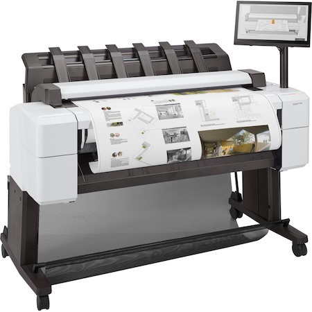 HP Designjet T2600 PostScript Inkjet Large Format Printer - Includes Printer, Scanner, Copier - 36" Print Width - Color