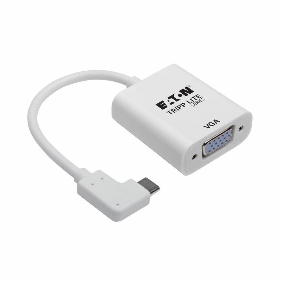 Eaton Tripp Lite Series USB-C to VGA Adapter with Alternate Mode - DP 1.2, Right-Angle USB-C