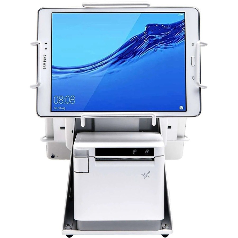 Star Micronics mUnite POS Desktop Tablet Display Stands - mC-Print3, White
