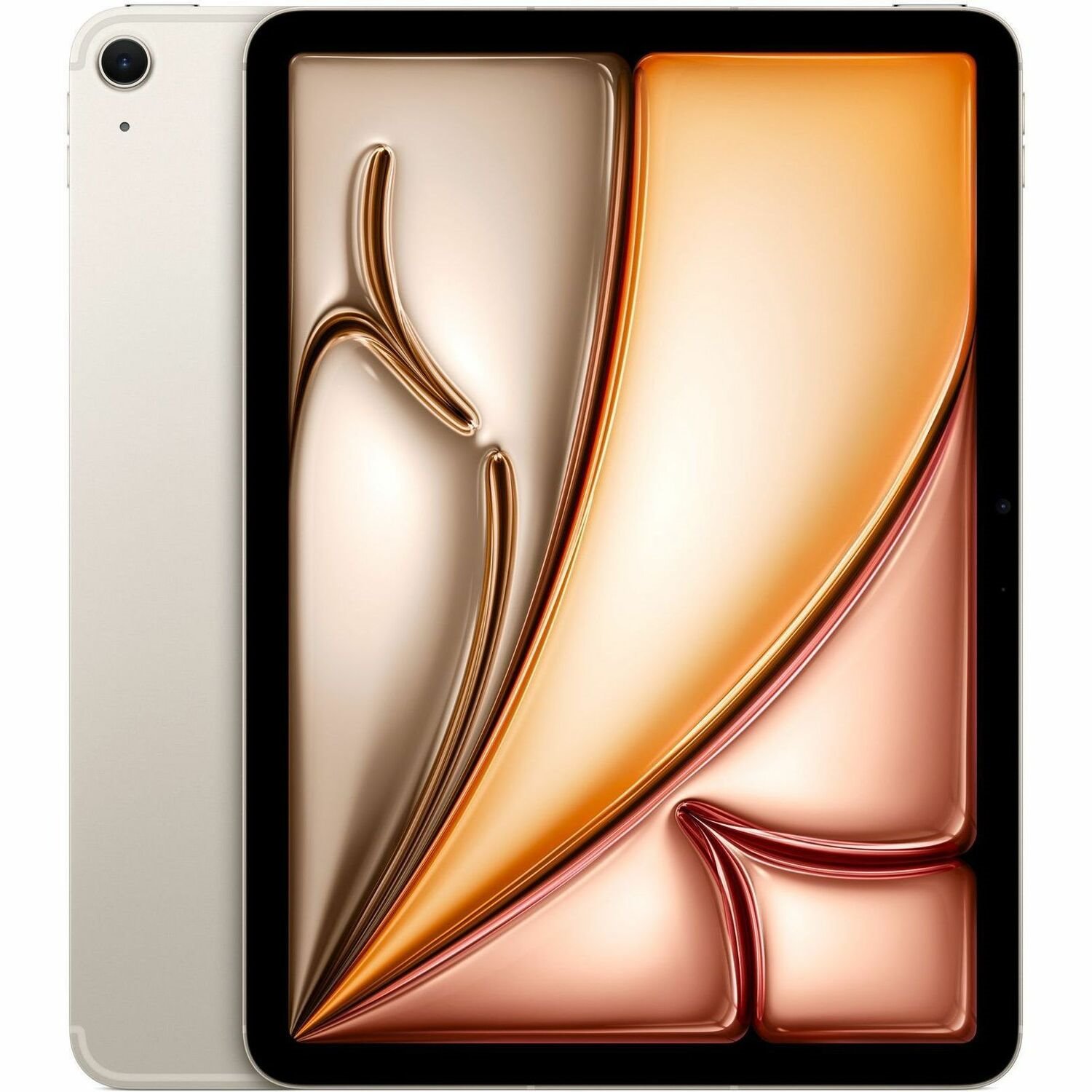 Apple iPad Air (6th Generation) A2899 Tablet - 27.9 cm (11") - Apple M2 - 8 GB - 512 GB Storage - 5G - Starlight