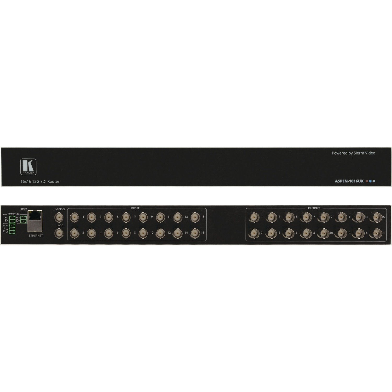 Kramer ASPEN-1616UX Audio/Video Switchbox - Cable