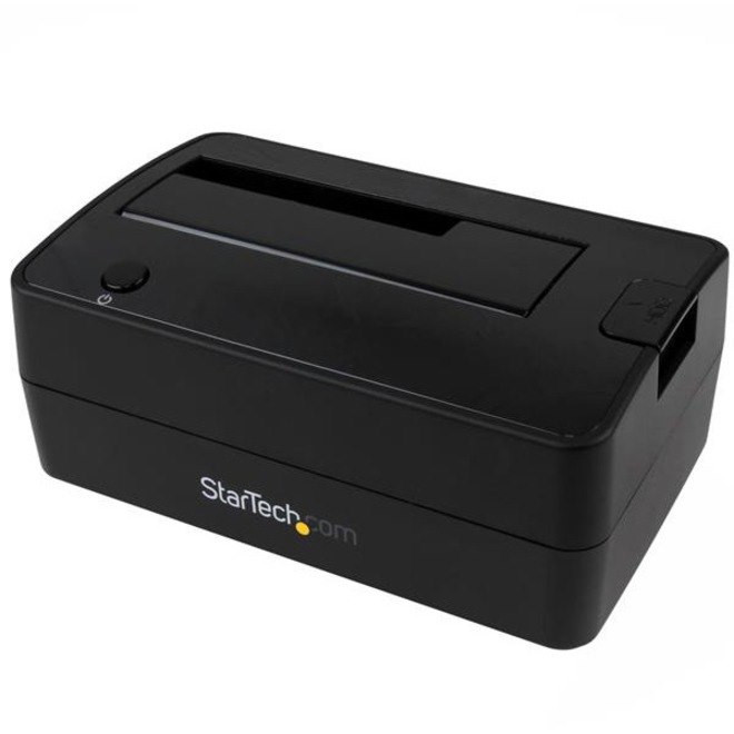 StarTech.com Drive Dock SATA/600 - USB 3.1 Type B Host Interface - UASP Support External - Black