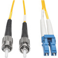 Eaton Tripp Lite Series Duplex Singlemode 9/125 Fiber Patch Cable (LC/ST), 50 m (164 ft.)