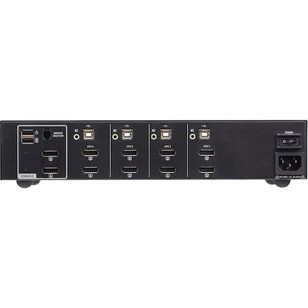 ATEN 4-Port USB DisplayPort Dual Display Secure KVM Switch (PSD PP v4.0 Compliant)