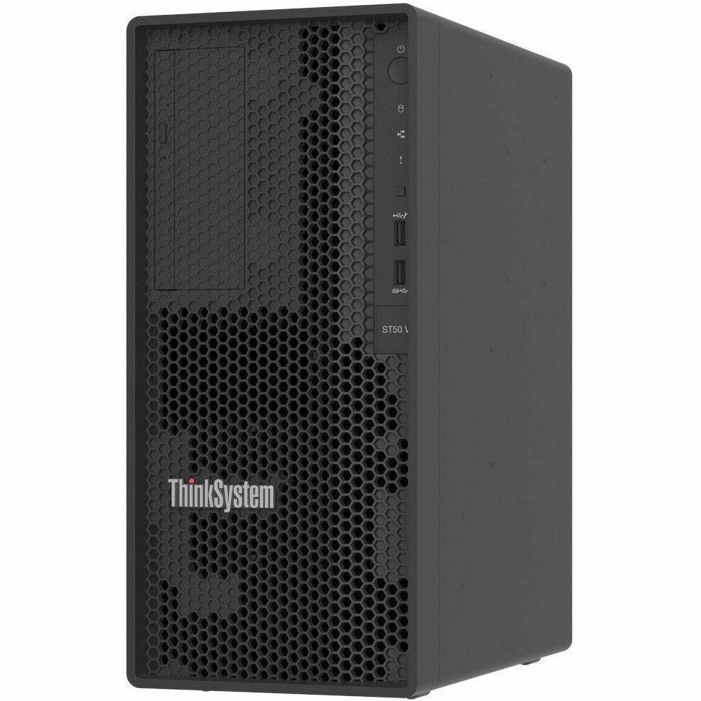 Lenovo ThinkSystem ST50 V3 7DF3A018NA Tower Server - 1 x Intel Xeon E-2434 3.40 GHz - 16 GB RAM - Serial ATA/600 Controller