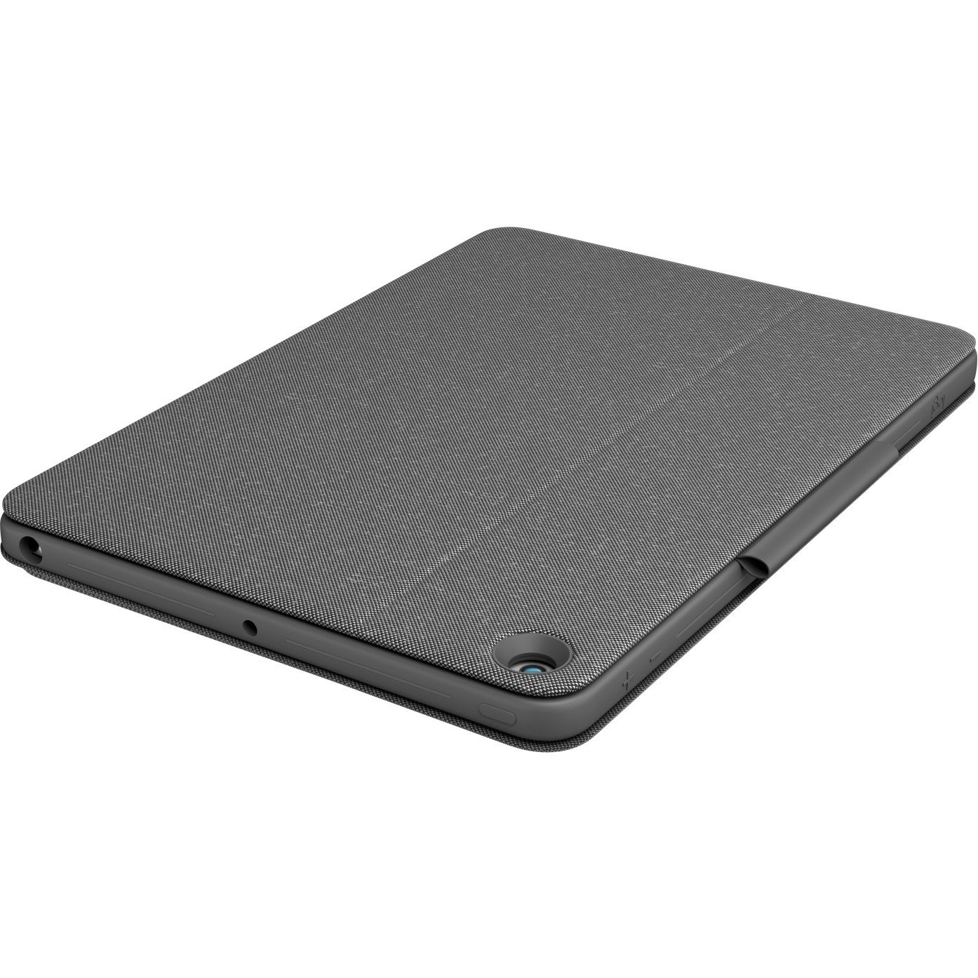 Logitech Combo Touch Keyboard/Cover Case for 25.9 cm (10.2") Apple, Logitech iPad (7th Generation) Tablet - Graphite