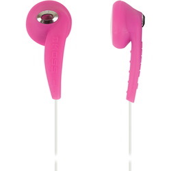 Koss Ke10p Pink Stereo Earbuds Slim - Contour Design Soft Rubber Body